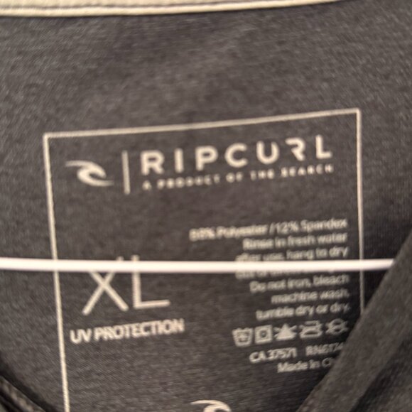 Rip Curl Rash Guard - Mens XL - Grey - Picture 3 of 4
